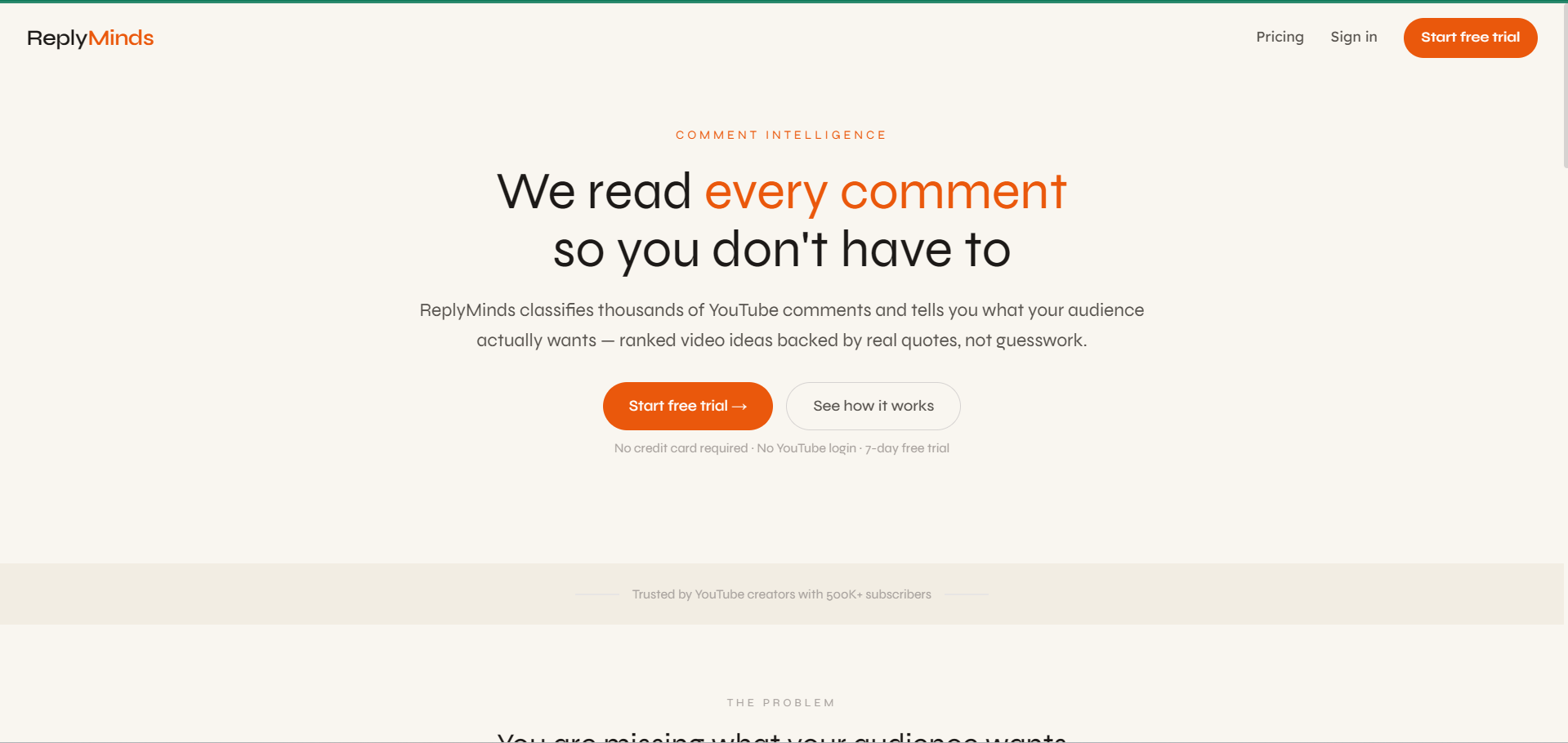 Replyminds screenshot
